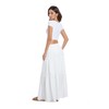 Wrotorea 2025 Summer Long Maxi Skirt for Women Casual Elastic
