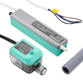 WATNOVA Slim Mini Split Condensate Pump, 4.75 GPH 27 ft Lift HVAC Drain Pump, Floatless Probe Sensor, Quiet 19 dB, Hidden Installation for Wall Mounted Air Conditioners/Ceiling AC