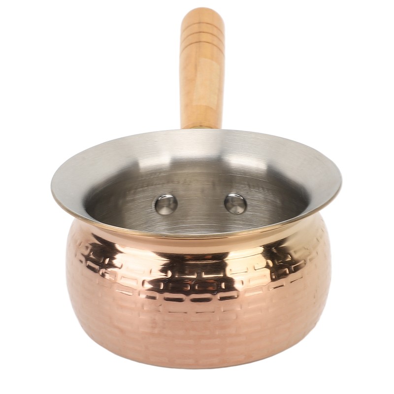Stainless Steel Butter Warmer Small Saucepan Multifunction Butter Melting Pot