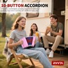 RIVVTA Accordion, 10 Keys Button Accordion 7 Key 3 Bass