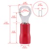 Baomain Ring Ground Insulated Wire Connector Electrical Crimp Terminal 18-22