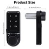 Code Security Lock Touch,VDHU Electronic Cabinet Deadbolt Lock,Digital Keypad Password