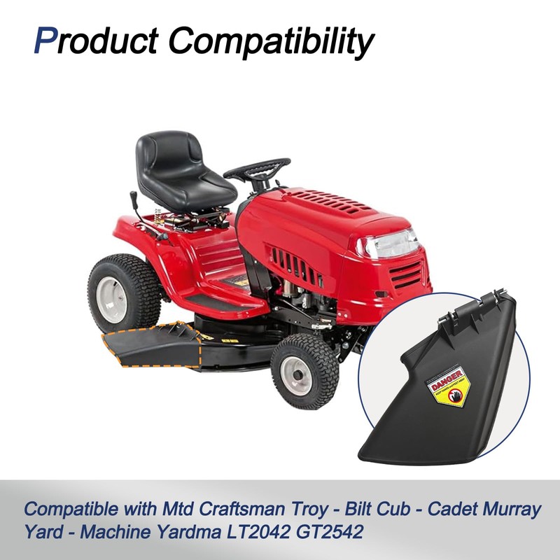 Bellstafairy 631-05229 Deck Chute Assembly Compatibilty with mtd's Murray 631-0216,