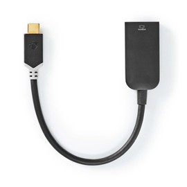NEDIS USB-C to HDMI Adapter - DP 1.2 / HDMI 2.0 / DP Alt Mode (4K 60Hz) / Black - 0.20 m