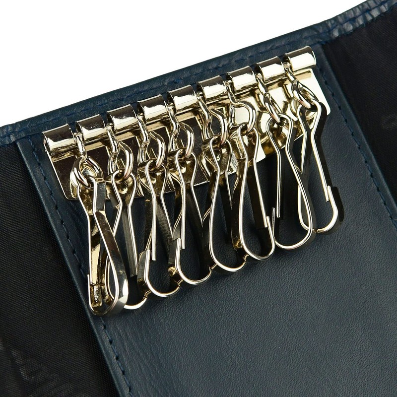 CONTE MASSIMO Keyring for Men and Women Genuine Leather without