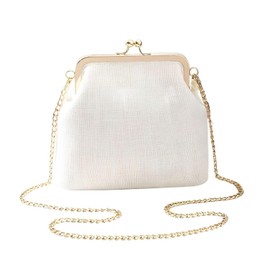 Harugio Women's Shoulder Bag, Small Size, Mini Shoulder Handbag, Pearl Back, Party Bag, Pochette, Yukata Bag, Pouch, Stylish, Cute, Wedding, Occassion, Yukata, Hakama, Coming-of-age Ceremony, Dress,
