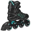 Roller Derby Q-84 Women's Inline Skates - Black/Teal - Size