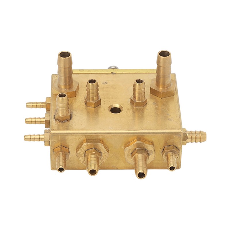 15 Holes Dental Cabinet Integrated Air Water Chassis Valve Copper