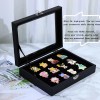 TANG SONG Black Pin Display Case Box 7.9''x 6'' Brooch