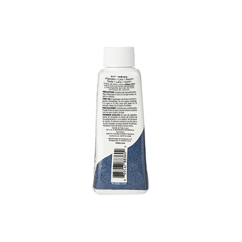 Rit All Purpose Liquid Dye 236 ml - Denim Blue,RITLD