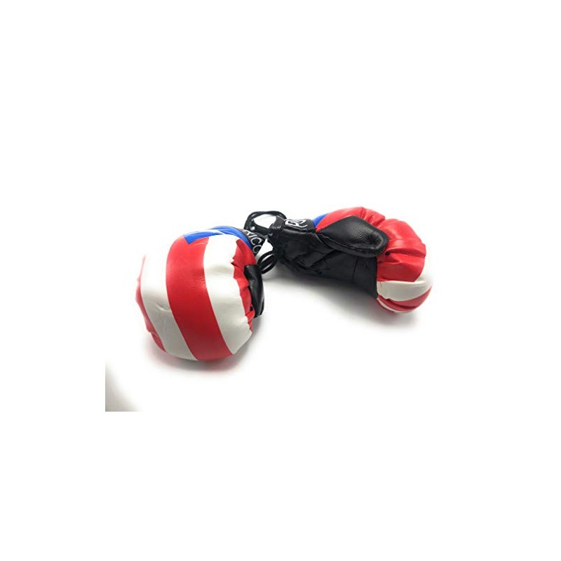 Red Hat Ent Hanging Car Mirror Mini Boxing Gloves (Puerto