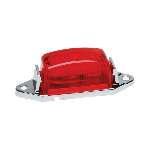 RoadPro RP-1445R/4P 1-3/4" x 1" Red LED Marker Light -