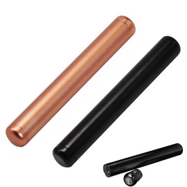 Landrain Pack of 2 Joint Case 11 cm Waterproof Metal Aluminium Joint Box Tube Accessories Storage