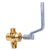GSW WR-GV Copper Gas Valve with Handle for Commercial Wok