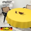 ANRO Oilcloth Tablecloth, Washable, Oilcloth, Garden Tablecloth, Outdoor, Indoor, Round,