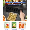 Bag Sealer Mini Rechargeable,3000mAh Heat Sealer Machine with 5 Adjustable