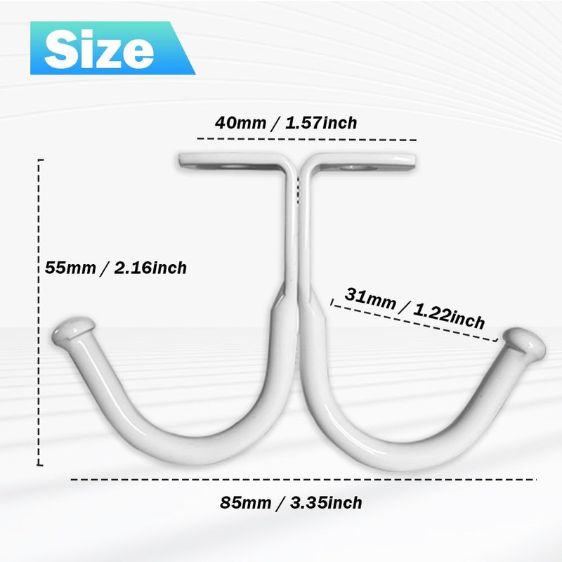 UBRAVE Cup Hooks, Pack of 4 Coffee Cup Holders for