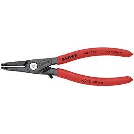 KNIPEX Tools 48 41 J21 Precision Circlip Snap-Ring Pliers with Limiter, Internal 90-Degree Angle
