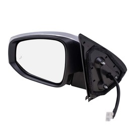 Replacement Driver Power Door Mirror Chrome Cover Heated Signal Blind Spot Detection Compatible with 2016-2020 Tacoma