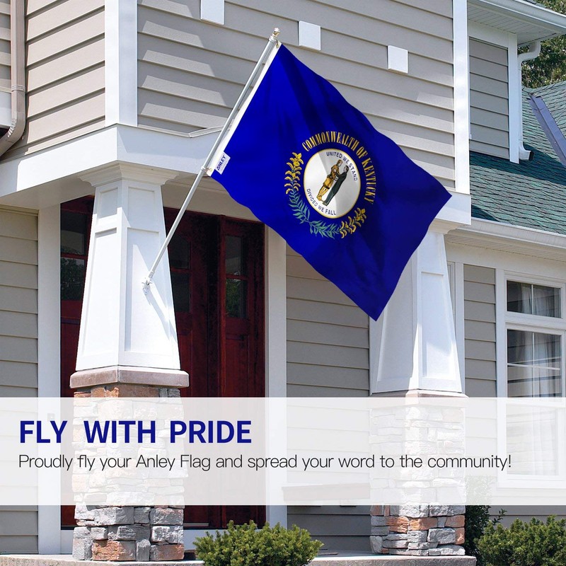 Anley Fly Breeze 3x5 Foot Kentucky State Flag - Vivid