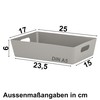 #11 3 x Drawer Organiser Organiser Box, 6 cm High,