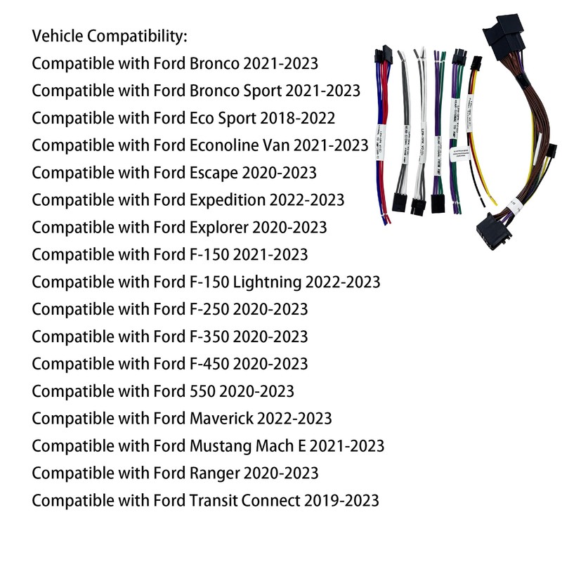 Audio Integration T-Harness LPHFD31 Compatible with Ford Non-Amplified Vehicles 2018-2023