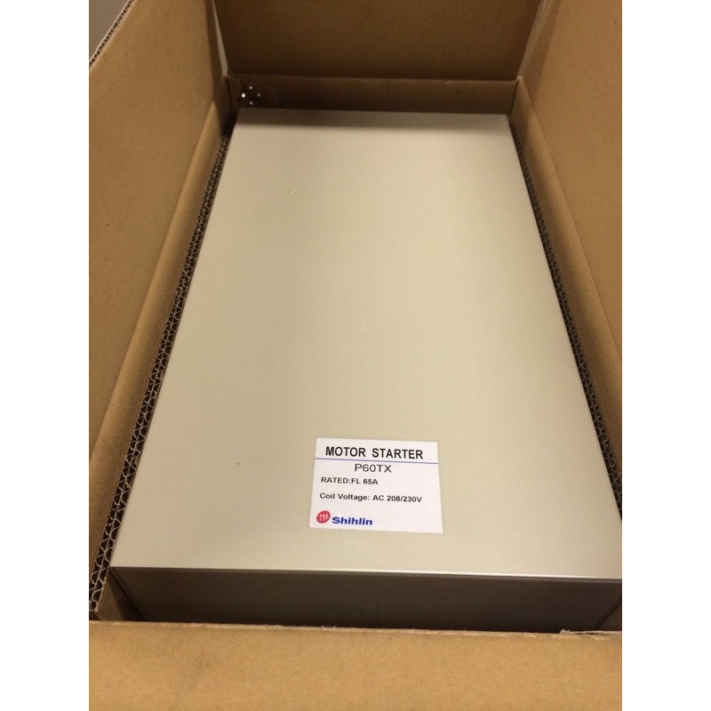 10 HP Single Phase Magnetic Starter Motor Control, Shihlin P60TX,