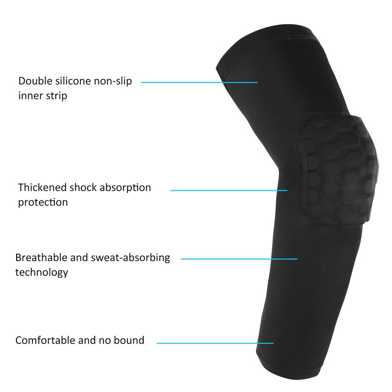 1 Pair Child Sports Safety Kneepad Ultrathin Breathable Long Knee