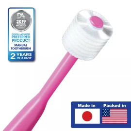 Brilliant Baby Toothbrush 4-24 Months Infants 360 Round Head Mircrofine Bristles