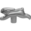 STAUB 40510-661-0 Rabbit Lid Knob, Stainless Steel, Silber, 9 x