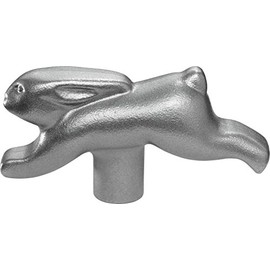 STAUB 40510-661-0 Rabbit Lid Knob, Stainless Steel, Silber, 9 x 6 x 3.2 cm
