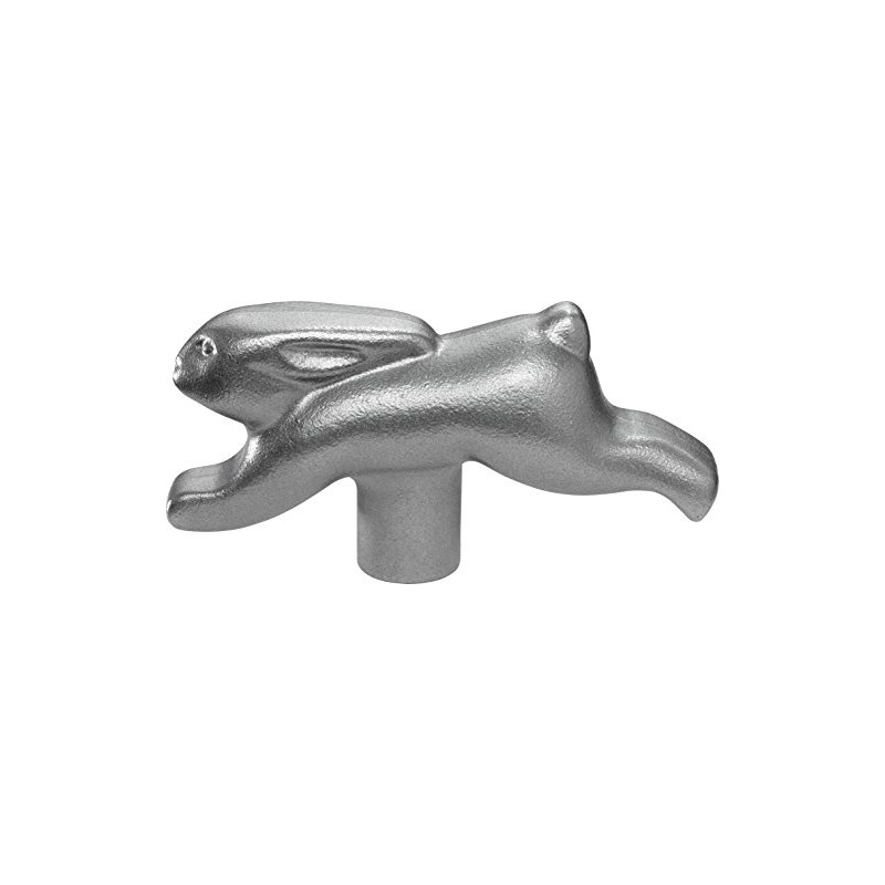 STAUB 40510-661-0 Rabbit Lid Knob, Stainless Steel, Silber, 9 x