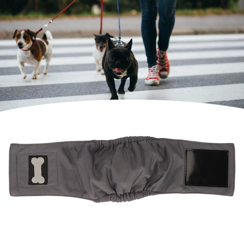 Male Dog Belly Wrap Leakproof Strong Water Absorption Breathable Comfortable