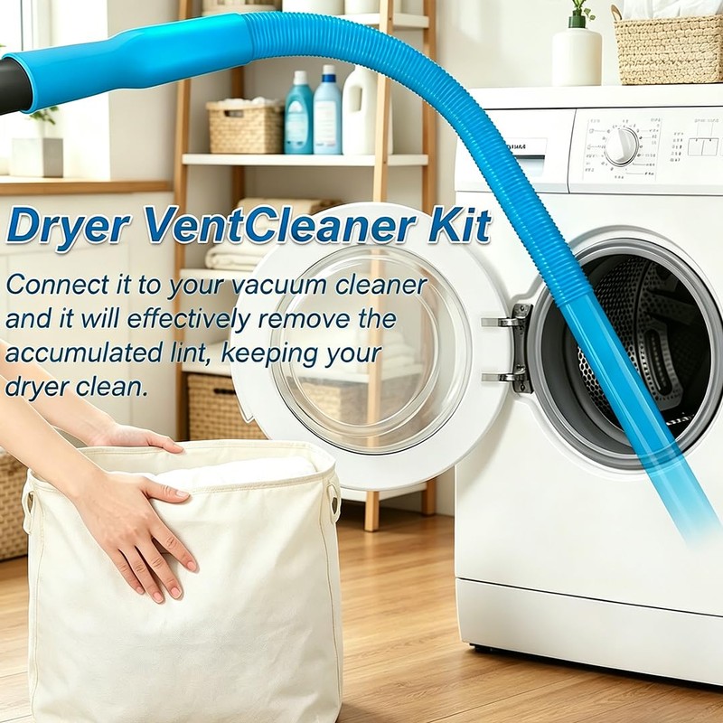 Dryer Vent Cleaner Kit Dryer Lint Vac Vacuum Hose Attachment