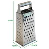 Armo® Stainless Steel Double Sided Cheese Vegetable Grater 4 Sided