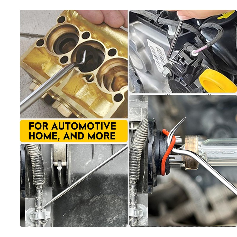FJCTER Precision Hook and Pick Set, 4-Piece Automotive O Ring