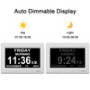 SSYA Digital Calendar Alarm Clock - Dementia Clocks for Vision