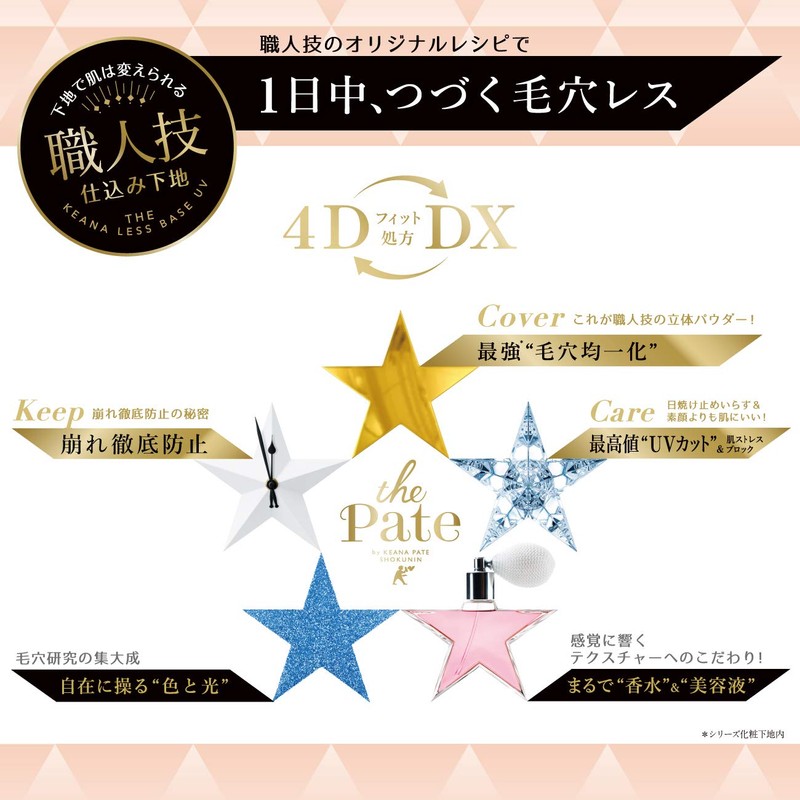 Keana Pate Shokunin Makeup Fallout Prevention Foundation, Pink Base, Tear