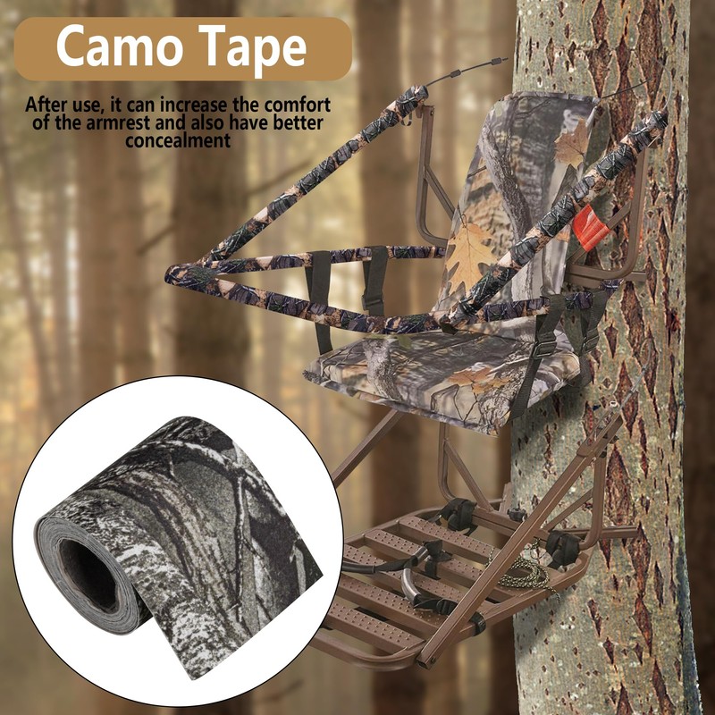 Adnee 2.5 Yard x 2.5 Inch Camo Silencing Tape -