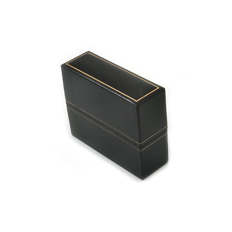 Avalaya Black Leatherette Bangle/Watch Box