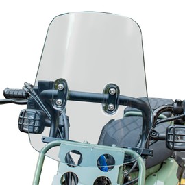 Motorcycle Windshield Deflector Windscreen Fit for CT125 Trail 125 Hunter Cub 2021 2022 2023 2024 2025 Wind Shield Screen Visor Flyscreen, Smoke