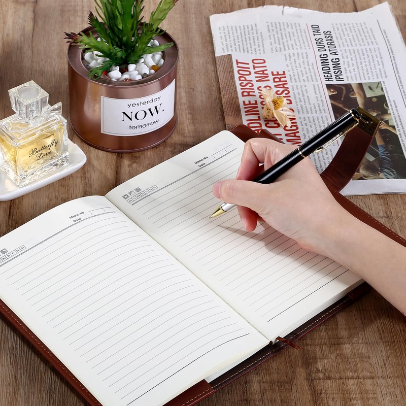 Kesote A5 Diary with Lock Leather Cover Lock Notebook Lined