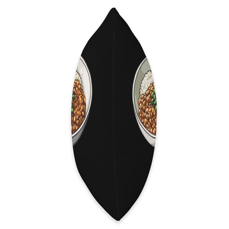 Natto Pixel Art Throw Pillow