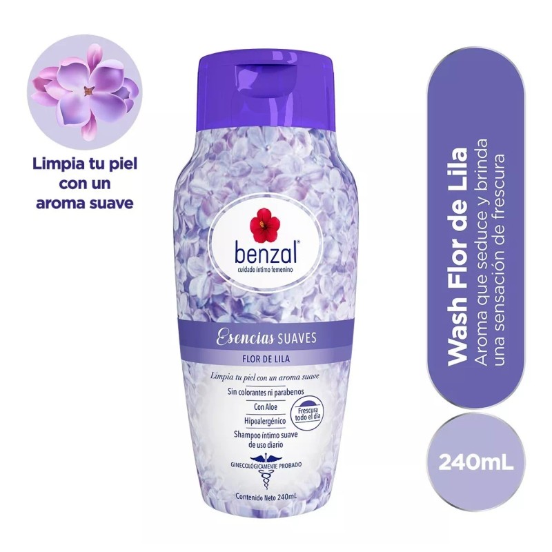 Benzal Jabón Íntimo Benzal Kit Esencias Suaves