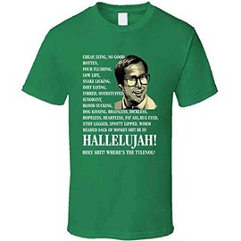 Funny Clark Griswold Quote from National Lampoon's Christmas Vacation Funny Christmas Shirt L Irish Green