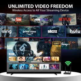 PAKITE Wireless HDMI Transmitter and Receiver, 1080P HD Wireless HDMI Extender Kit, 657FT/200M Max, IR Remote Extend, HDMI Loop-Out Transmitter, for Cable Box Camera Projector Laptop