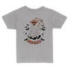 Retro Ghost Boo Haw Toddler Kids T-Shirt 2T Heather Grey