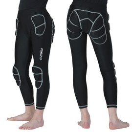 PONTAPES PONHP-350K Kids' Snowboard Long Hip Pad Protector Shock Absorbing Knee Pads