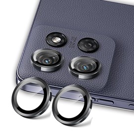 Ltezixal [2-Pack Camera Lens Protectors for Moto G Power 5G 2025, Scratch-Resistant HD Clarity Ultra-Thin Tempered Glass Camera Cover with Aluminum Edging,Individual Metal Lens Cover,Black