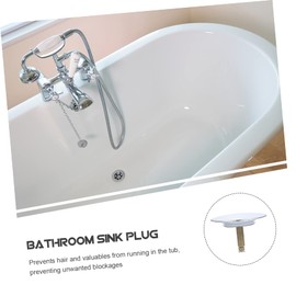 FONDOTIN Bathtub Drain Stopper Rotary Plug with Fast Sealing and Anti-Clog Design Easy Installation Bathroom Bath Tub Drain Stopper for Hair Prevention and Reliable Water Control